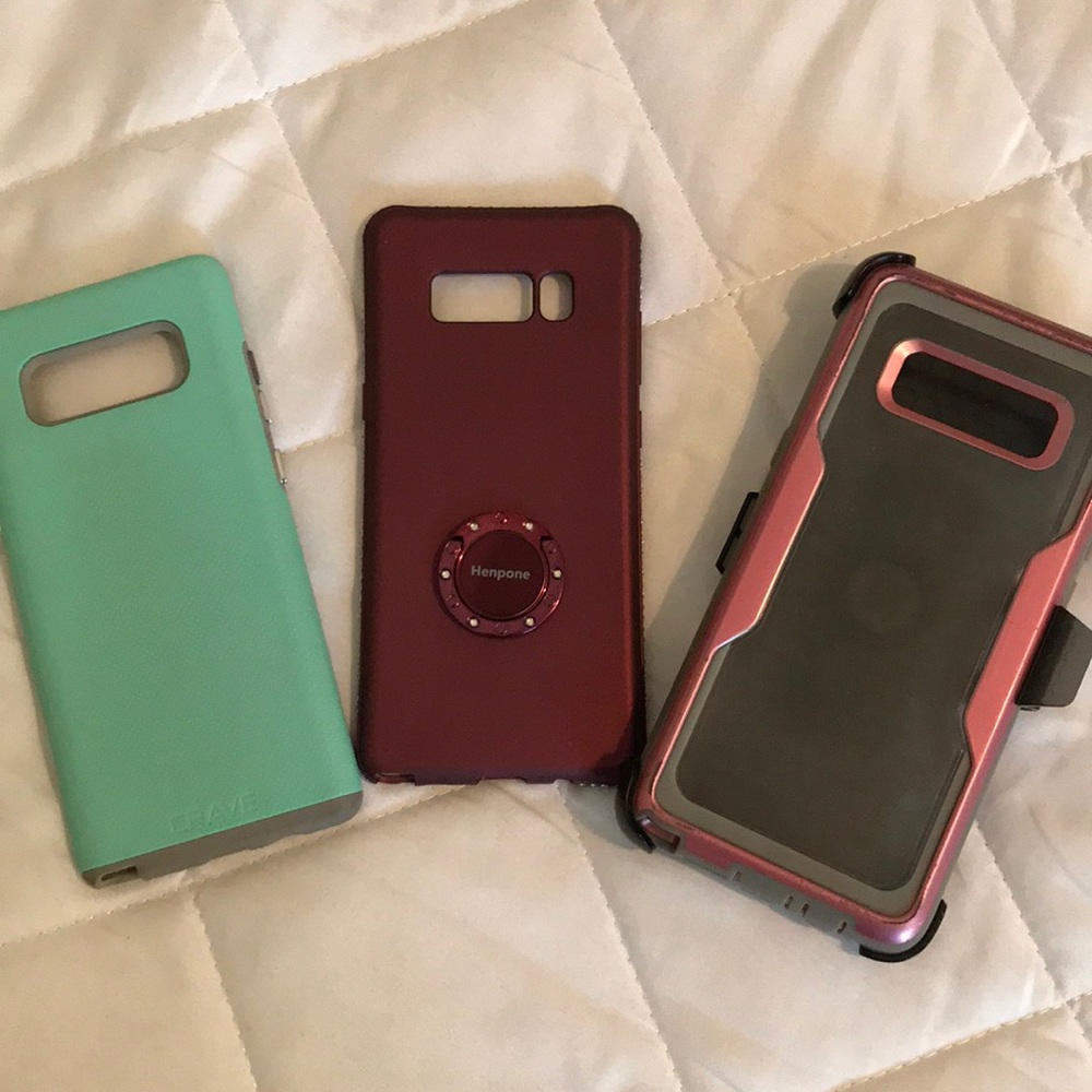 Samsung note 8 case lot